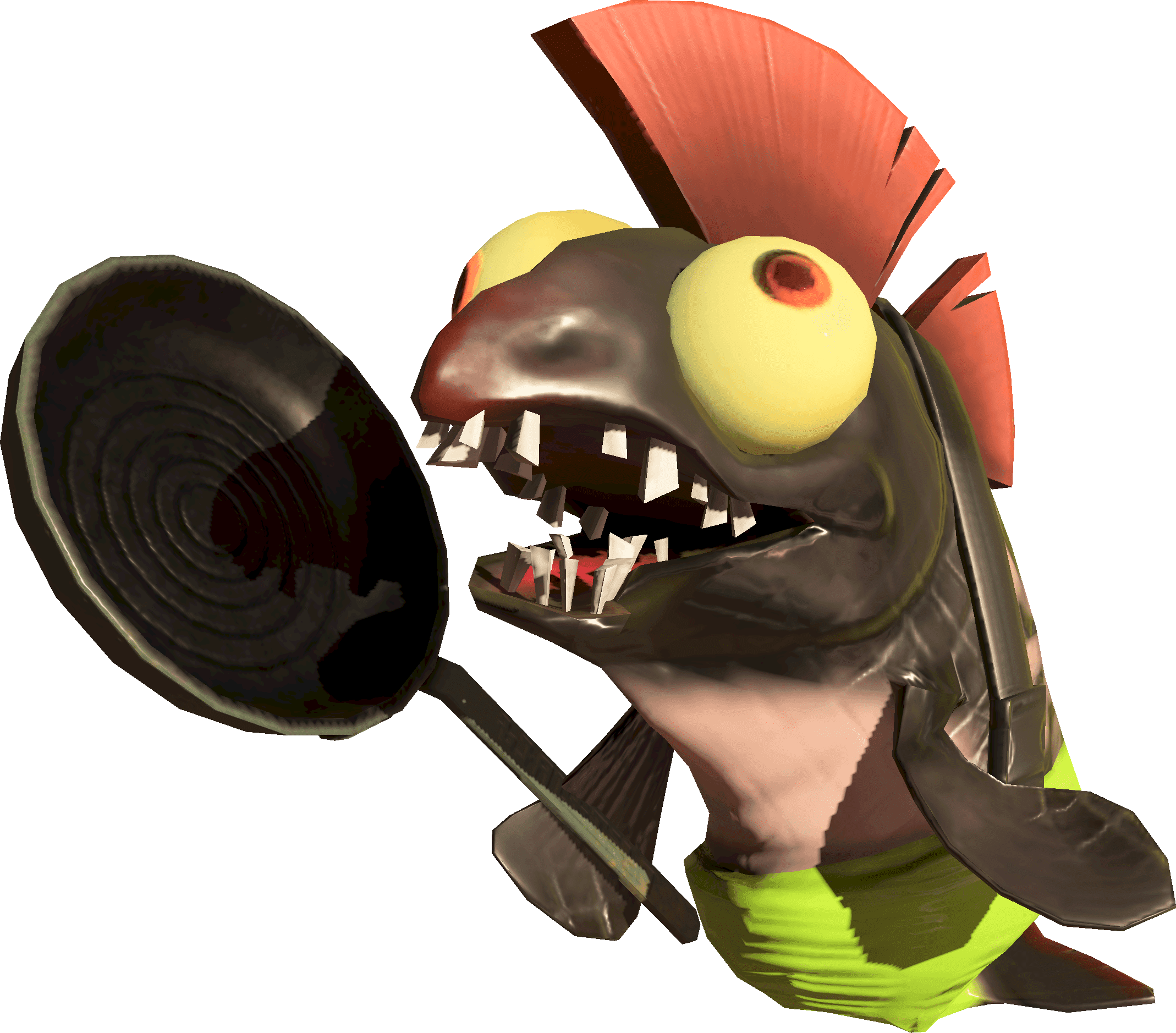 Official render of a Chum Salmonid from Salmon Run Next Wave