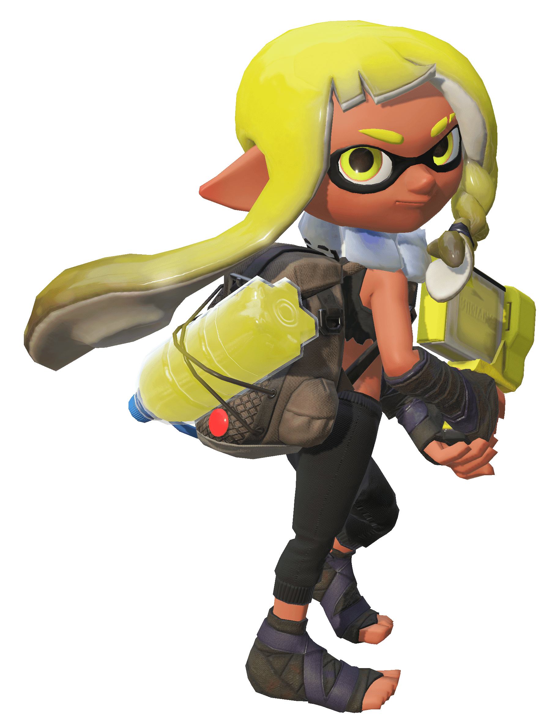 Official render of the new Agent 3 in the Hero Suit from Splatoon 3 Return of the Mammalians
