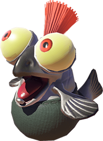 Official render of Smallfry from Splatoon 3 Return of the Mammalians