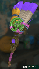 Pulley Brush in Splatoon Raiders
