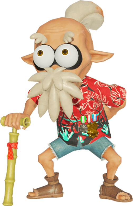 Official render of Craig Cuttlefish from Splatoon 3 Return of the Mammalians