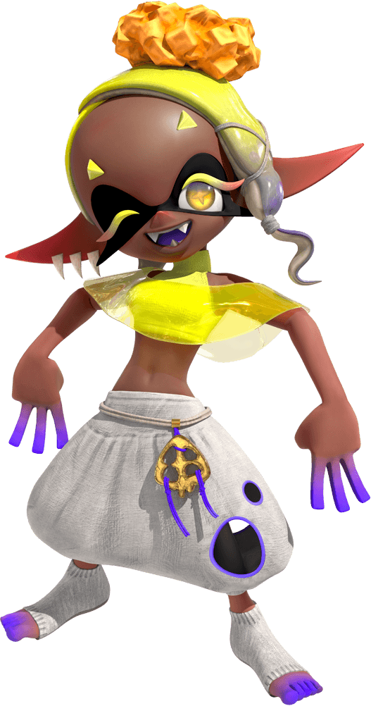Official render of Frye from Splatoon 3