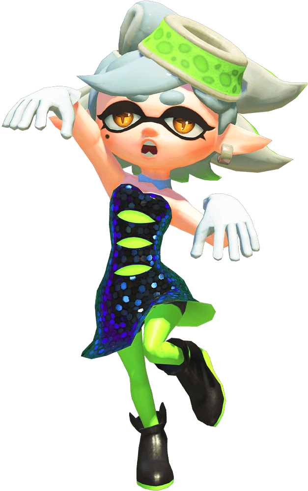 Official render of Marie from Splatoon 2