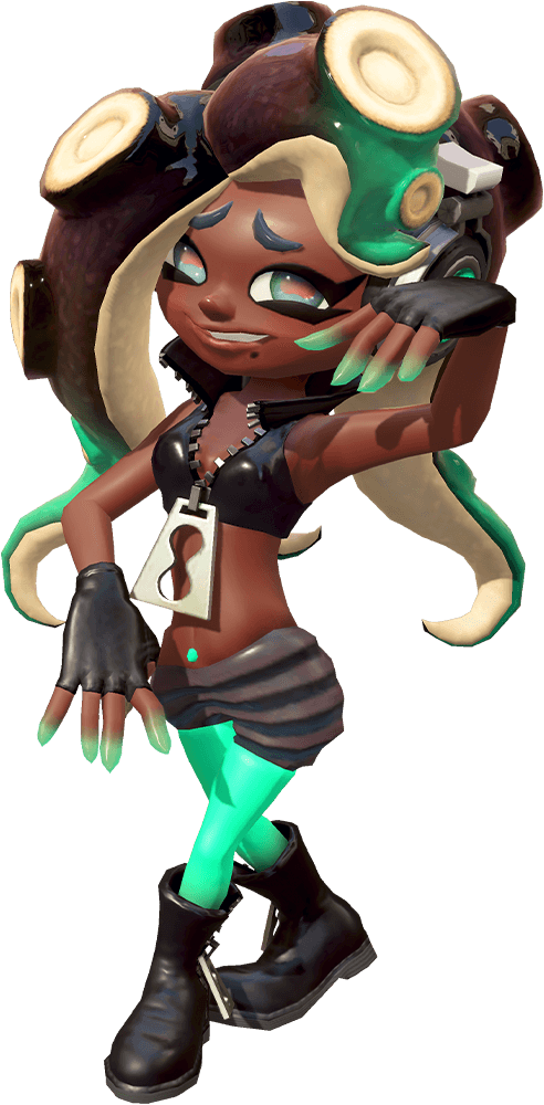 Official render of Marina from Splatoon 2