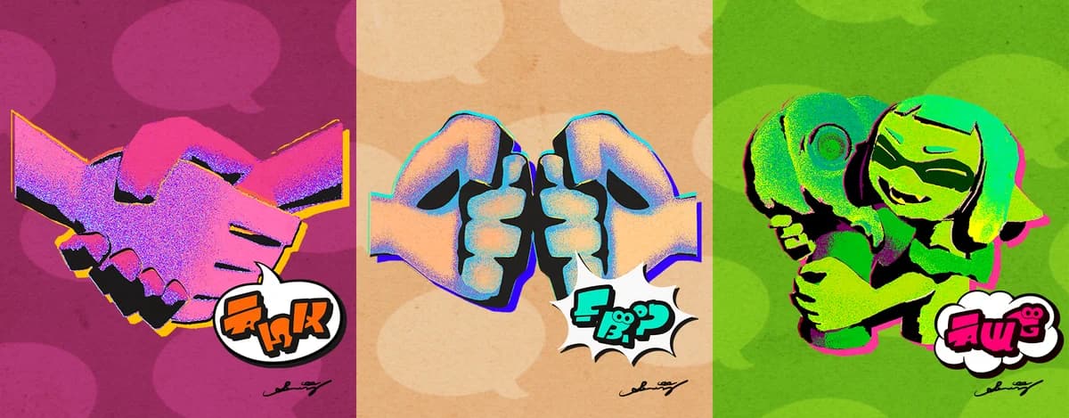 Splatfest art: What's your go-to greeting?